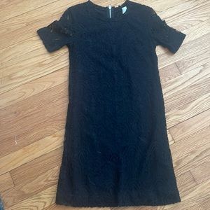 Lace black dress